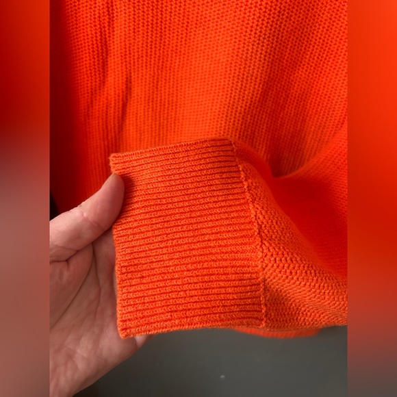 Bright Neon Orange Loft Knitted Sweater Women’s XL - Picture 10 of 10